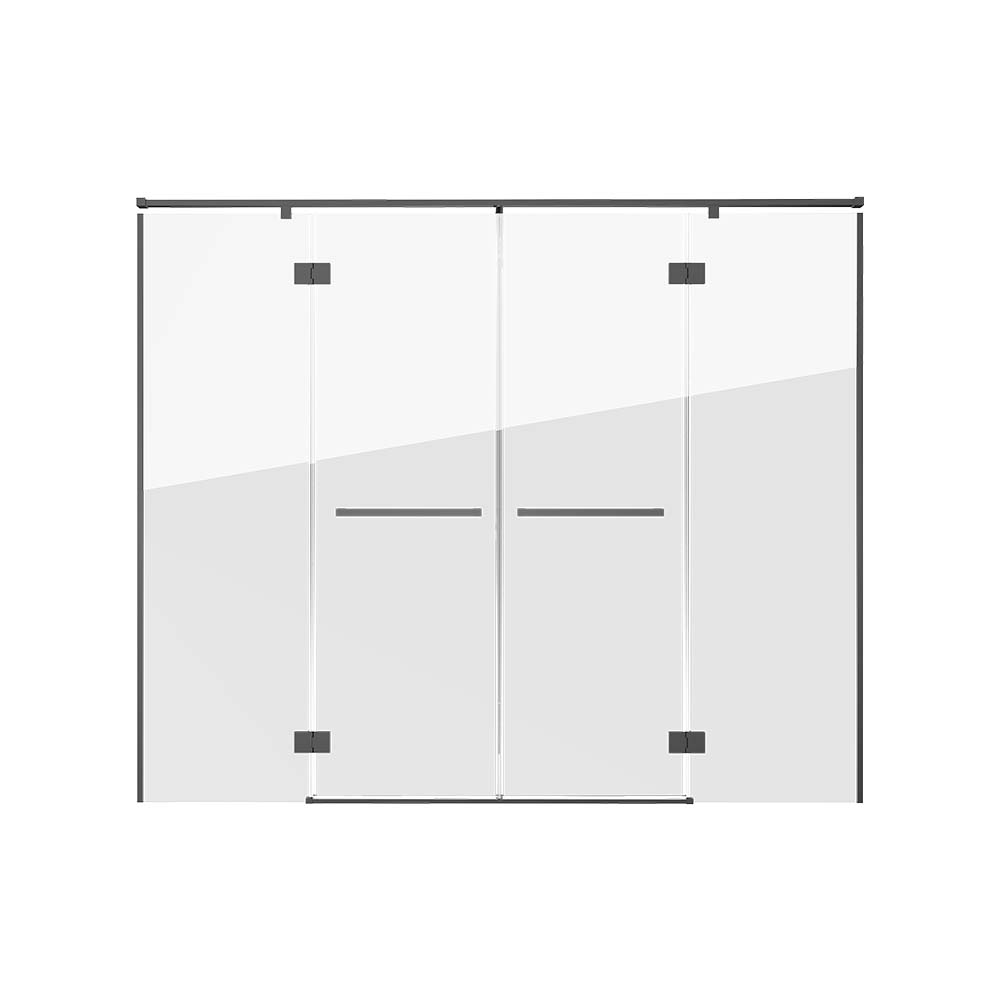 平开门淋浴房HLG102T52\T型\三固两活